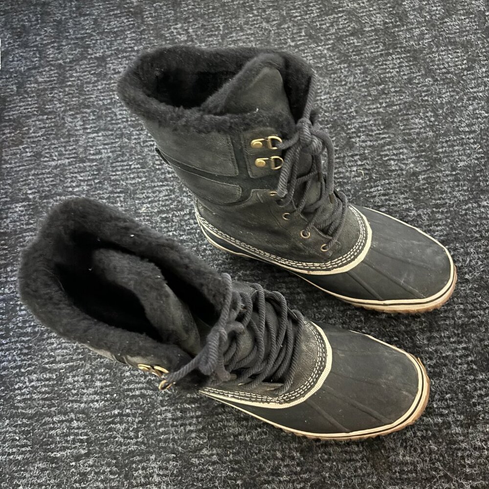 Black Windriver Winter Boots Lined Waterproof War… - image 2